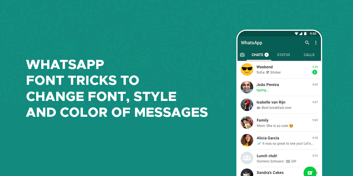 WhatsApp trick: How to send messages in blue colour and fancy